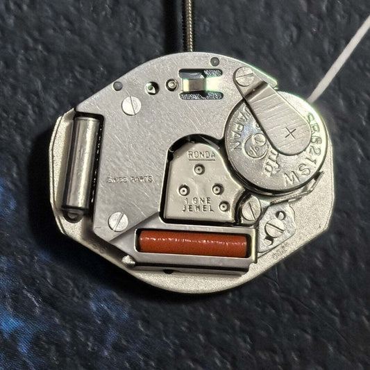 Swiss Ronda 763 quartz movement with 3 hands, no calendar, for precise watch accessory performance.