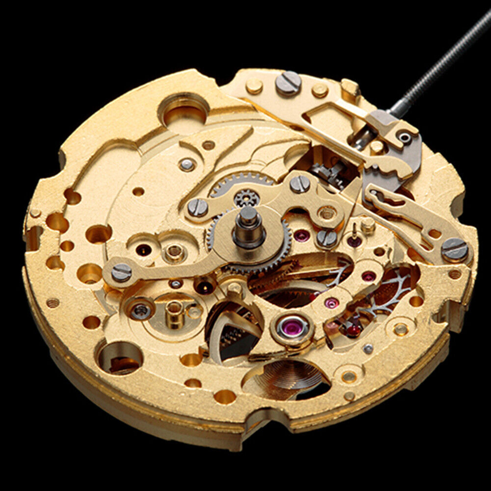 Miyota / Citizen 82S5, vergoldetes japanisches automatisches mechanisches Uhrwerk