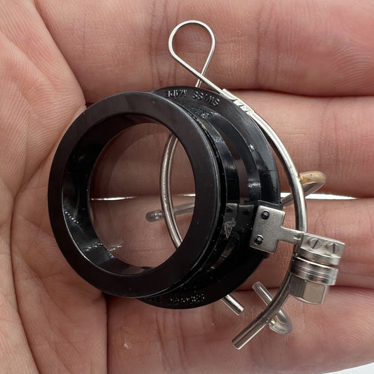 Swiss Made Bergeon 1492 Series right eye Ary spectacle loupe for precise watch repair tasks.
