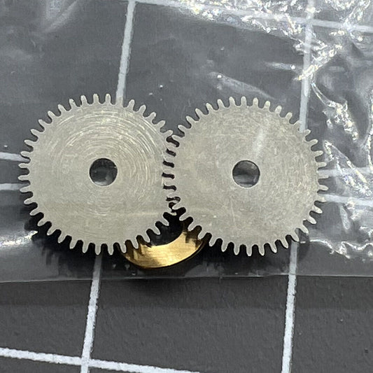 Hour wheel and train bridge set for Seagull ST3600 ETA6497 watch movement, precision fit accessory.