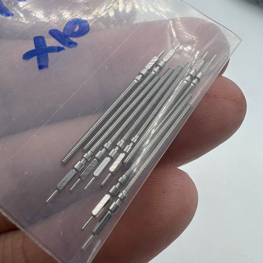1. Set of 10 generic watch winding stems for Seagull ETA 6497-1 ST3600 movement repair.