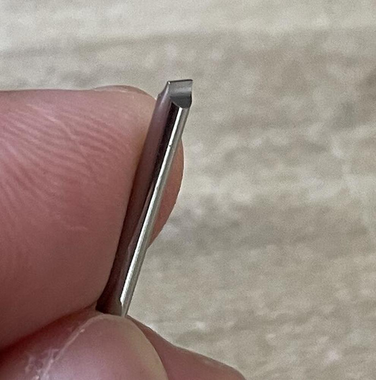 Precision Omega Constellation ladies watchmaker screwdriver for delicate repairs and adjustments.