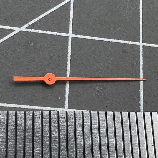 Diving orange small second hand for NH35A/NH36A SKX007/SRP777 watch movements, Seiko compatible.