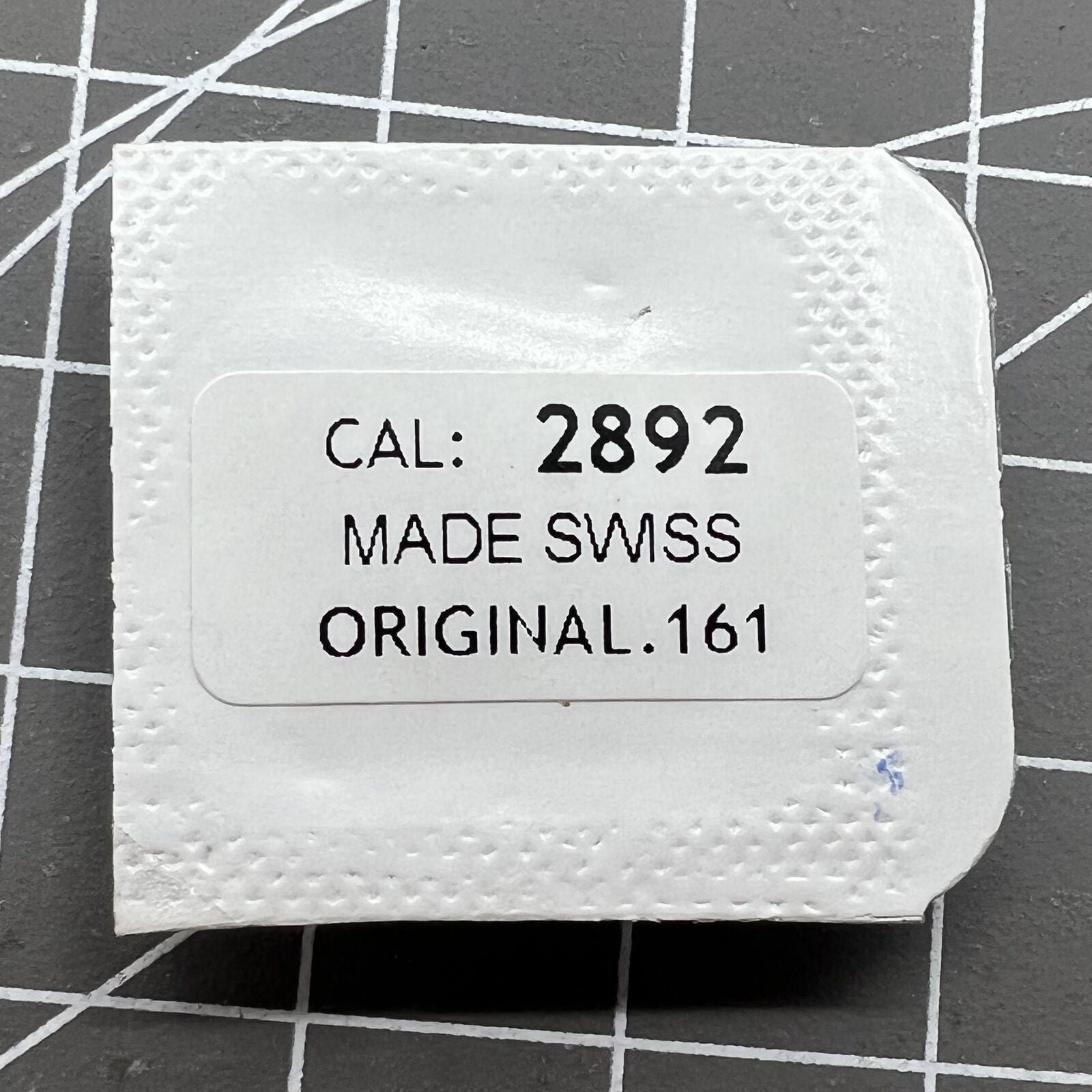Center tube for ETA2892 watch movement, precision part by ETA, ideal for repair and replacement.