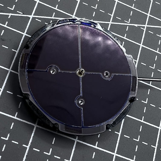 Japan VS3JA quartz watch movement for precise timekeeping with eco-drive solar power technology.