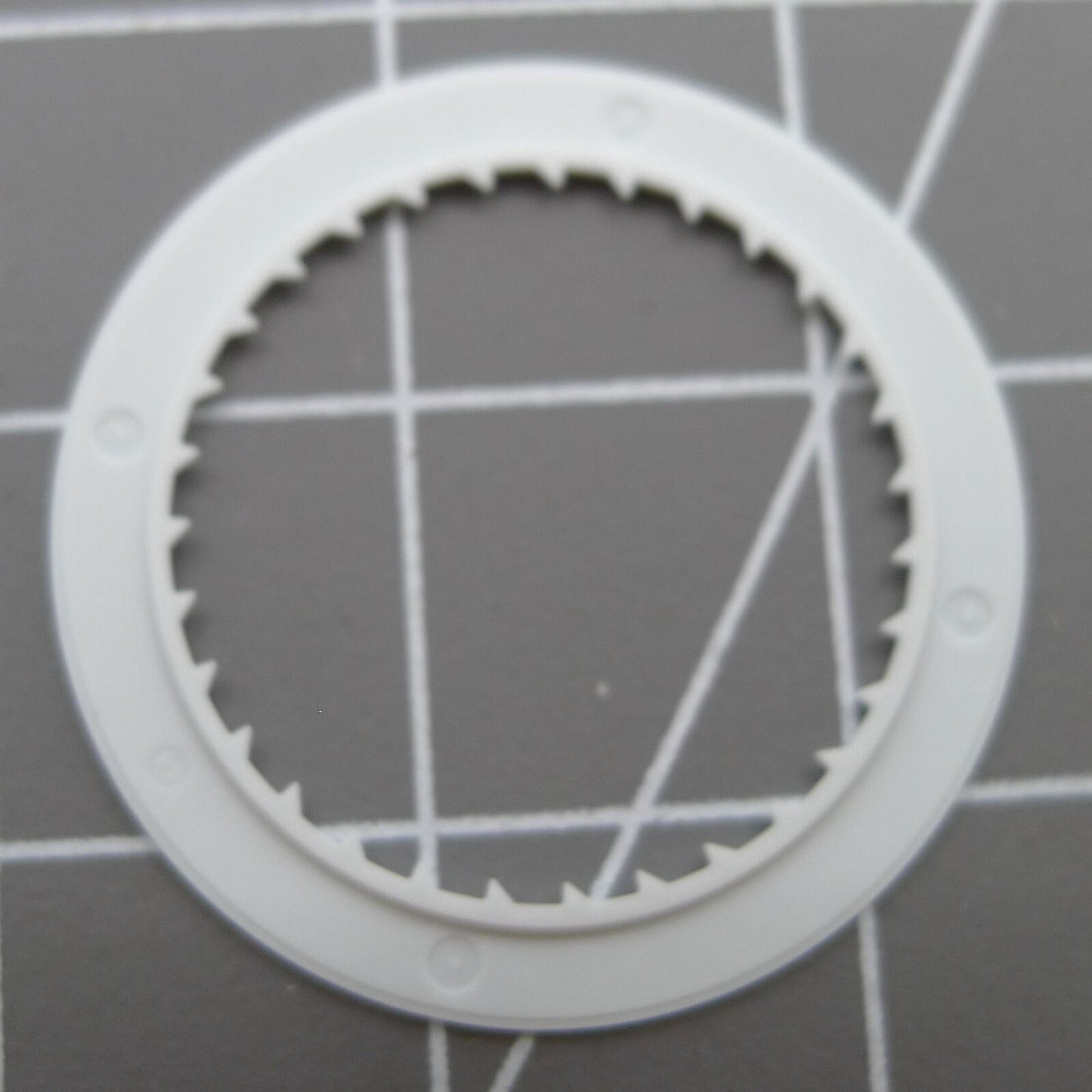 White Date Disk Wheel Date Wheel Date At 6 Generic for Miyota 8215 8200 Movement