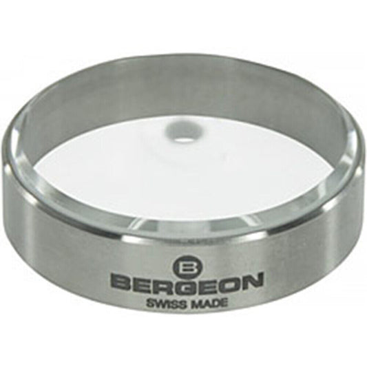 Bergeon 30105 hairspring holder with 3.50mm center hole for precise watch repair tools.