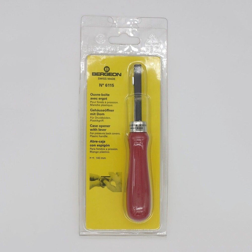 Bergeon 6115 Case Opener With Lever Back For Back Covers Watchmaker Tools