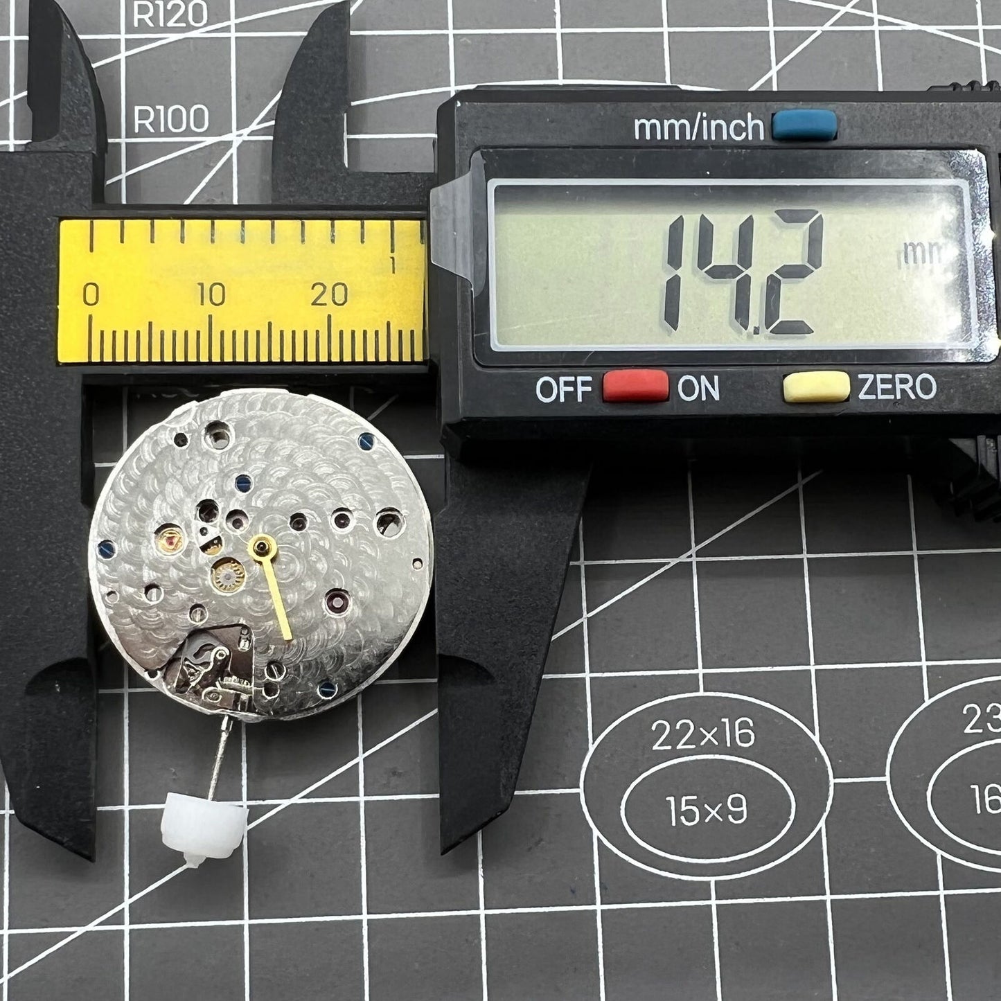 SA 3130 Mechanisches Automatikwerk Blaues Uhrwerk mit Unruhfeder