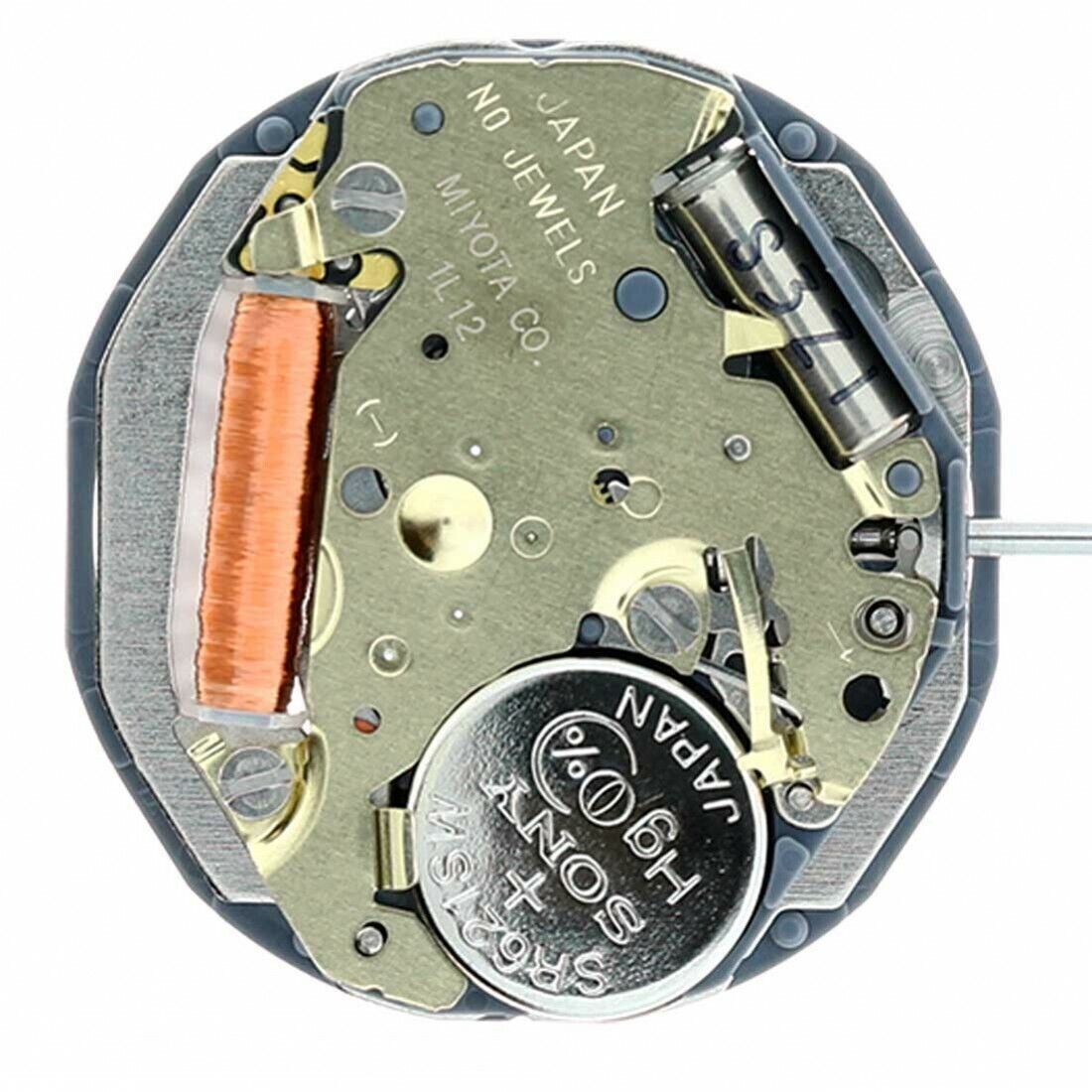 Miyota 1L12 Japan Quartz Movement Date at 3