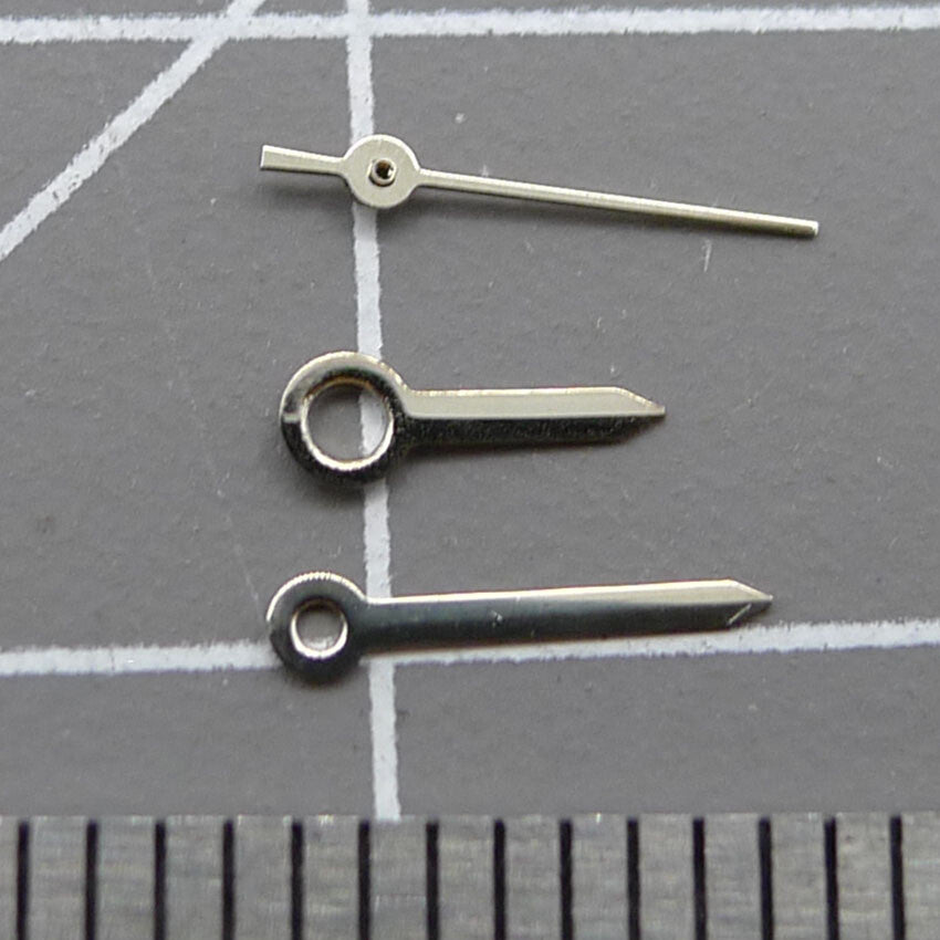 Jeu d'aiguilles de montre argentées pour mouvement Miyota 2035, longueurs 9 mm/8 mm/6 mm, n° 1516