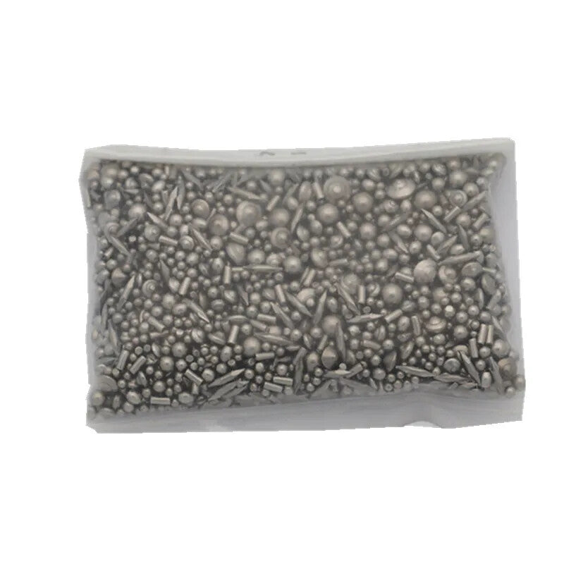 1LB Kohlenstoffstahl Gemischte Schmuckpolierperlen für Schmuck-Trommelpolierwerkzeug