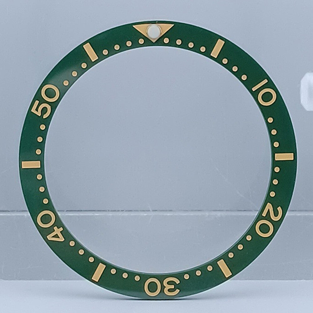 33,65*27,3mm Flache Keramik Uhr Lünette Einsätze Uhr Zubehör für Frauen SUB