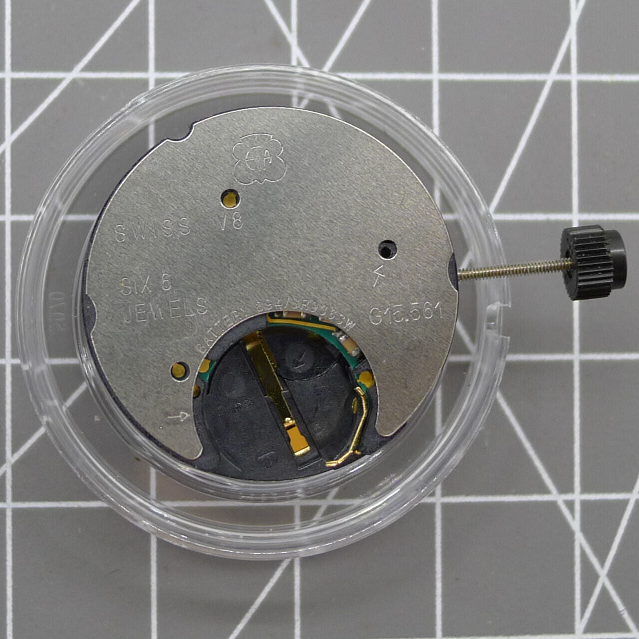 Swiss Made ETA G15.561 quartz watch movement, precision replacement for ETA G15.562 by ETA.