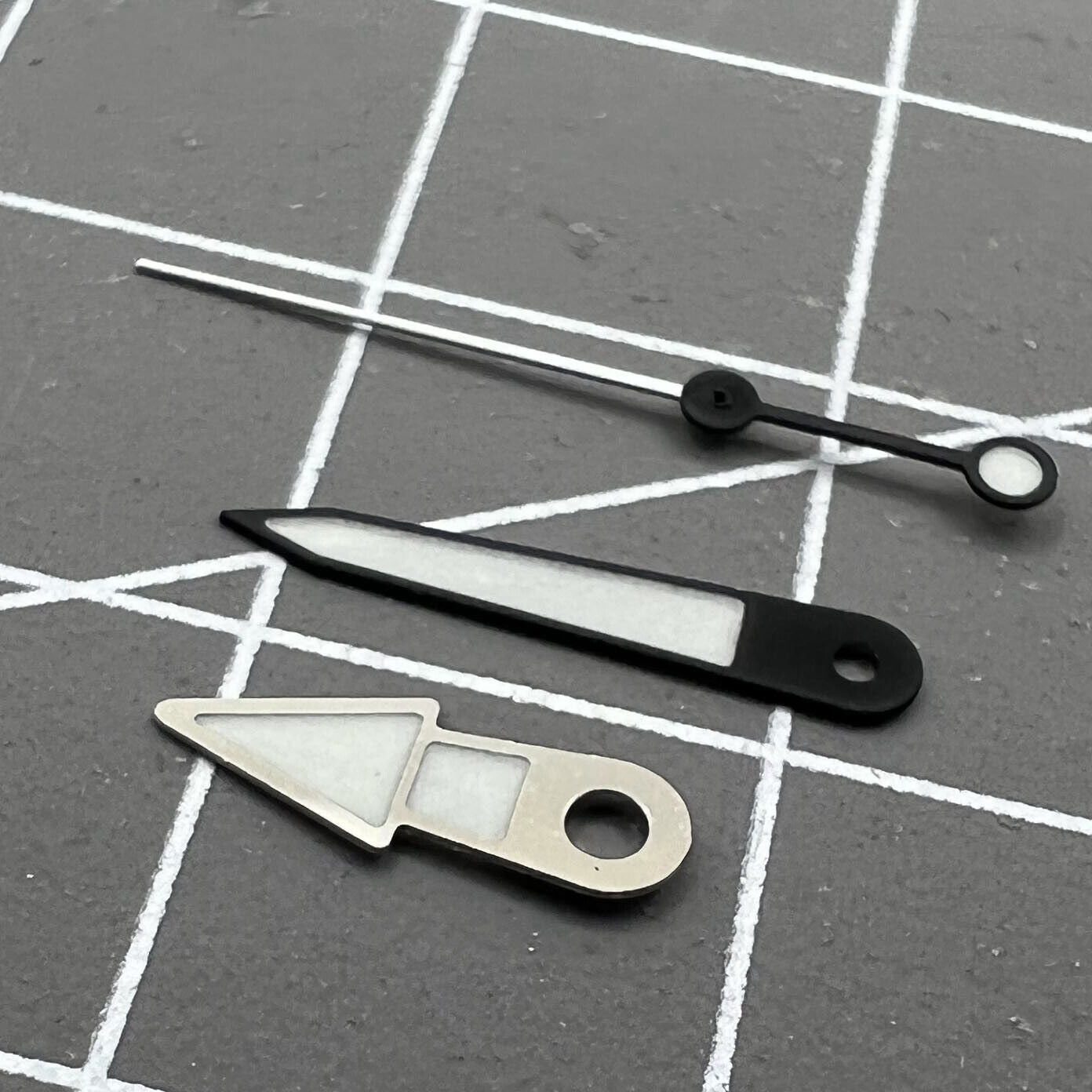 Green Luminous Watch Hands Sets for NH35A/NH36A/4R36 Movement 8.5/12.5/12.5mm A9