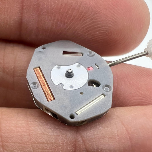 Sunon PE10 quartz watch movement with 2 hands, precise timekeeping for watch accessories.