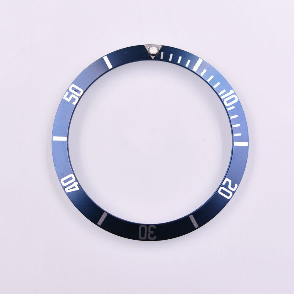 39,5 mm Aluminium-Lünetteneinsatz für Taucheruhren, passend für automatische SUB/GMT-Uhren