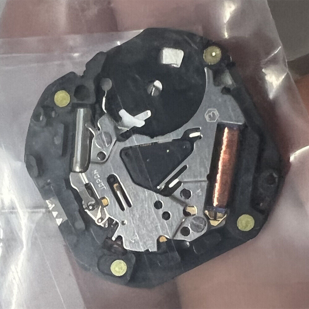 Hattori Epson VX3J quartz watch movement, Japan-made precision mechanism for accurate repairs.