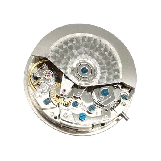 ETA 7750 Asian automatic chronograph movement with day, date, and small second at 9 o?clock slot.