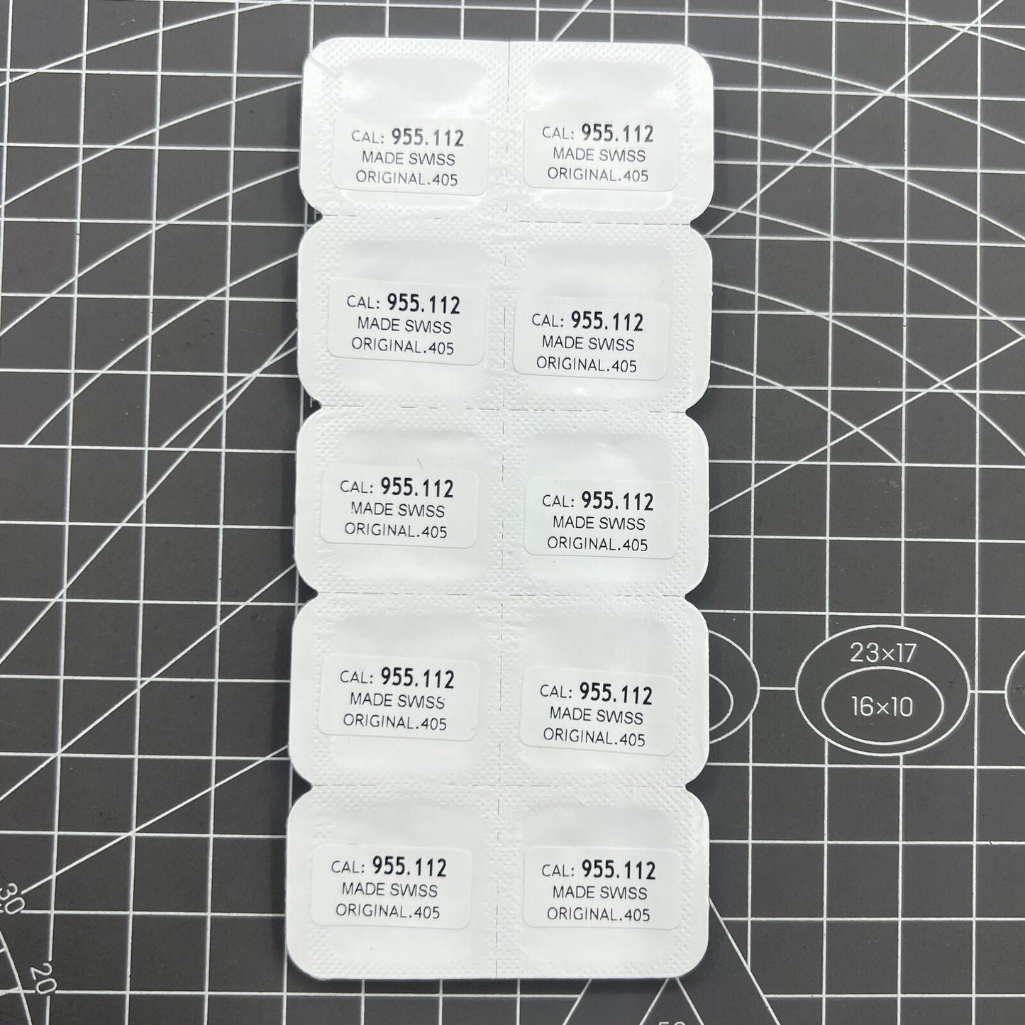 5 Stück Uhrenaufziehwellen für ETA 955112 und 956112 Uhrwerke