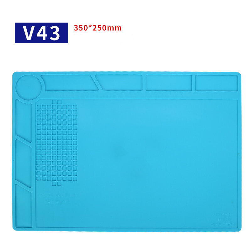 Heat-Resistant Soldering Station Silicon Soldering Watch Repair Mat Work Pad