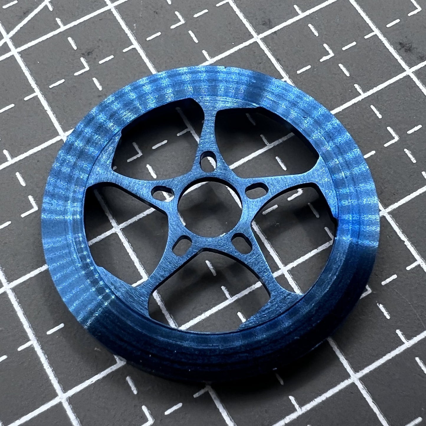Modified Blue Oscillating Weight for NH34 NH35 NH36 NH37 NH38 NH39 Movement