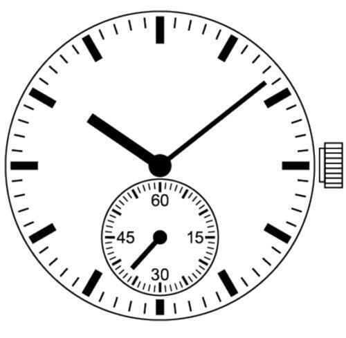 Hattori Epson TMI VR43 VR43B Watch Quartz Movement Japan Made