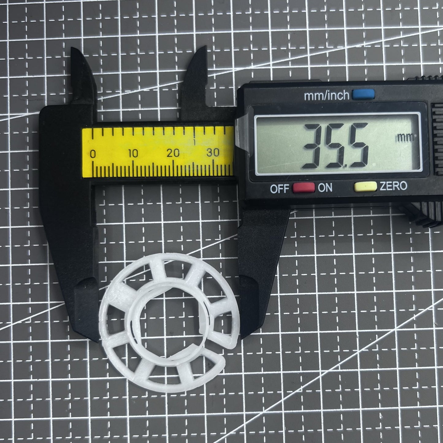 2 PIECES 35.5mm Height 2.8mm Watch Case Mount Spacer Fixing Ring for Miyota 2035