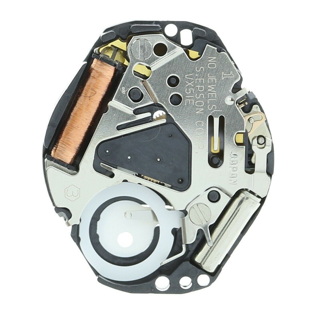 Hattori Epson VX51E quartz watch movement, precision Japanese craftsmanship for accessory repairs