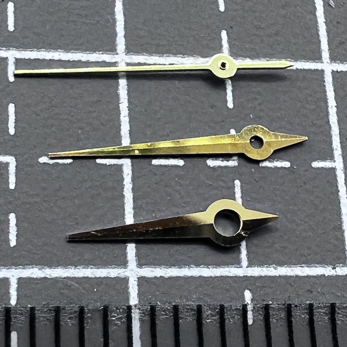 2 Sets/Pack Silver Watch Hands for Quartz Movement Ronda 785 3 Hands
