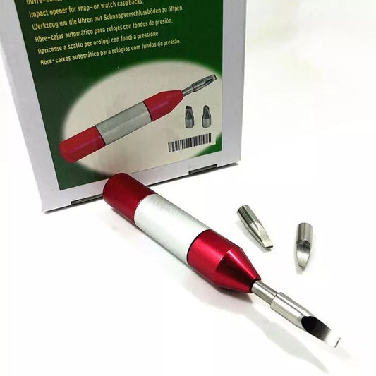 Swiss Horotec MSA07.004 automatic watch case opener tool for precise watch maintenance and repair tasks.