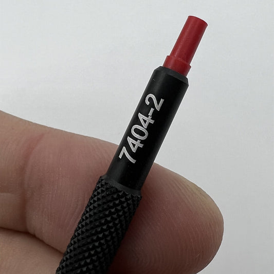 Bergeon 7404-2 precision watch hand fitting tool for accurate hand placement on timepieces.