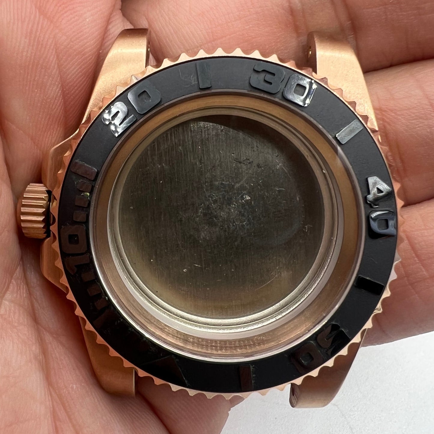 Watch Case Hardened Convex Bubble Mirror Case for NH35/NH36/NH39/ NH38 Movement