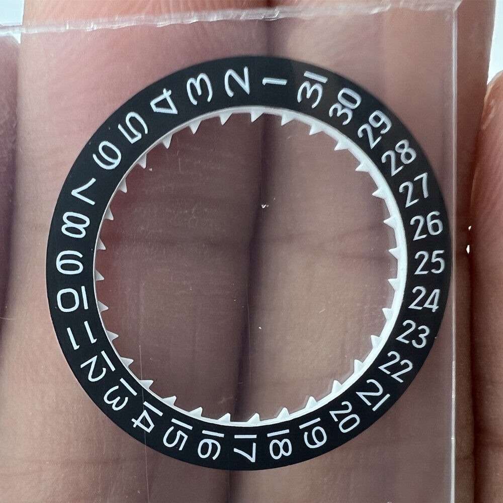 Generic Black Date Disk showing date at 3 o'clock for Miyota 8215 watch movement.