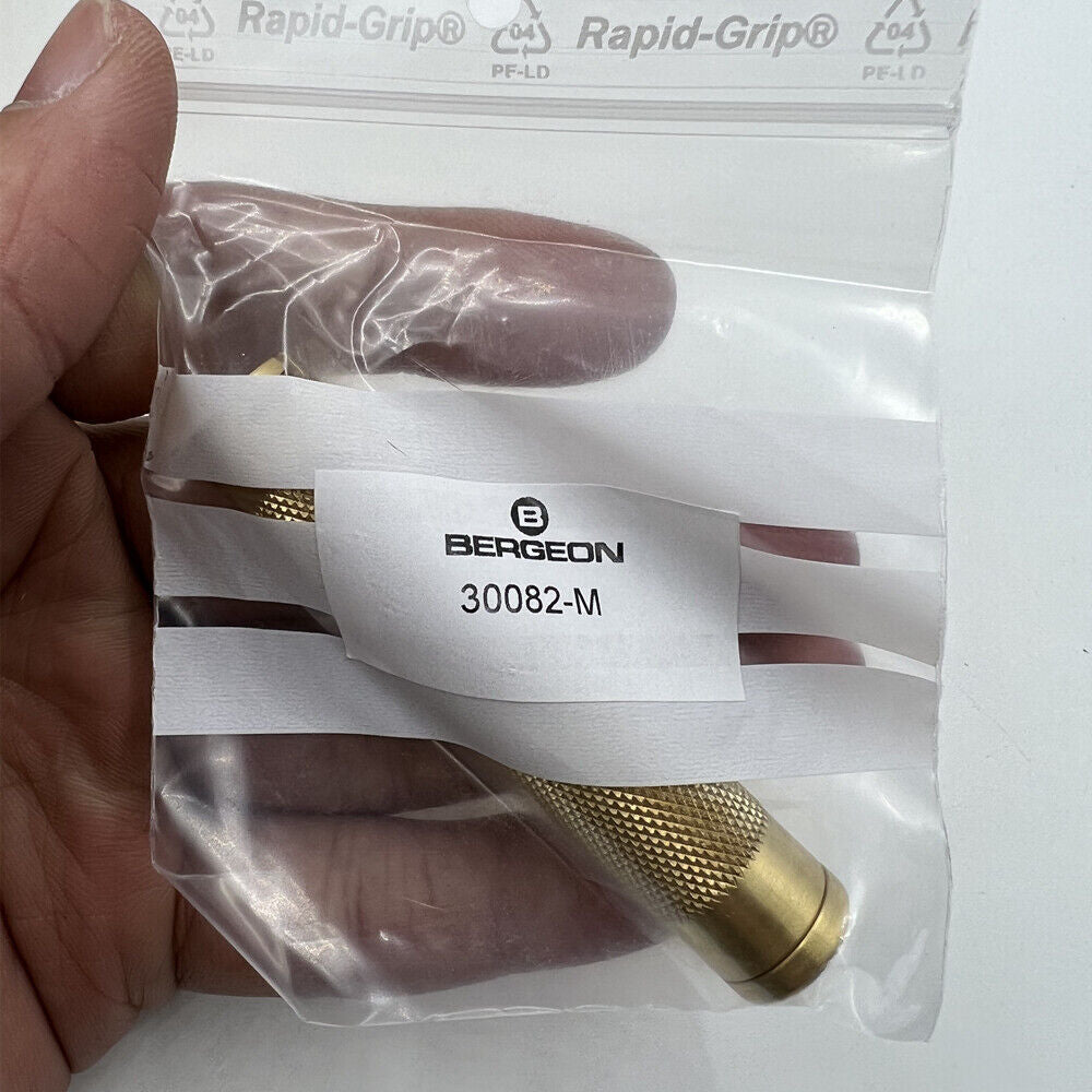Bergeon 30082-M mainspring winder handle for right-handed watch repair, precision Swiss brand tool accessory.