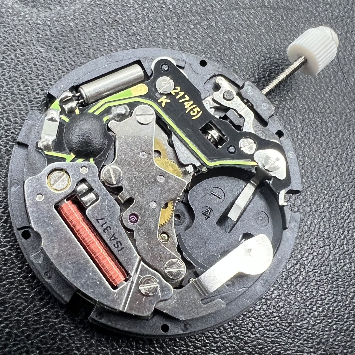 ISA317 Quarzwerk Uhr Drei Zeiger Doppelkalender