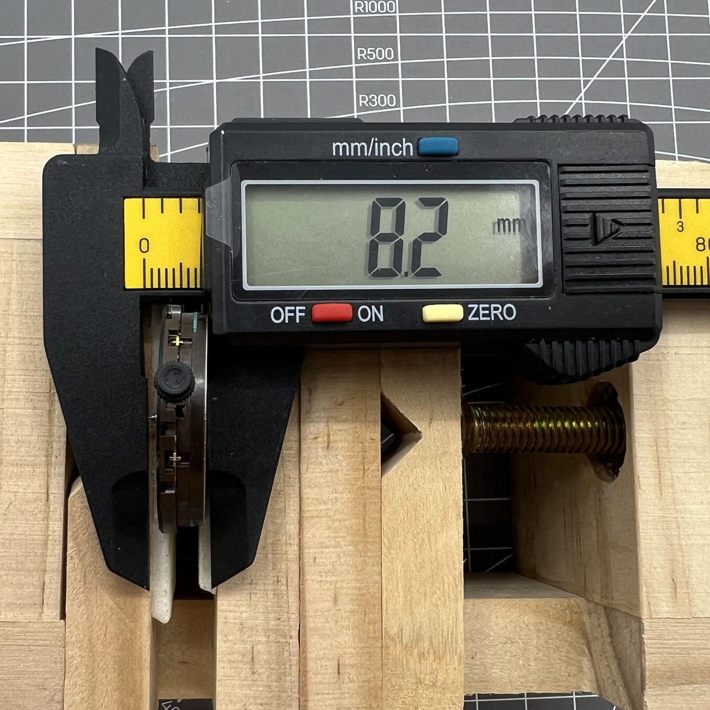 Close-up of Swiss Made ETA G10.791 quartz movement showcasing precise multifunctional watch performance in premium watch accessory.