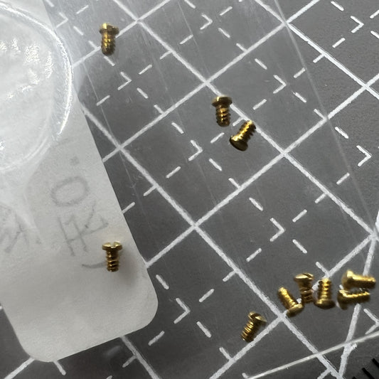 Set of 10 La Grande Classique De Longines L4 back cover case screws, durable watch accessory