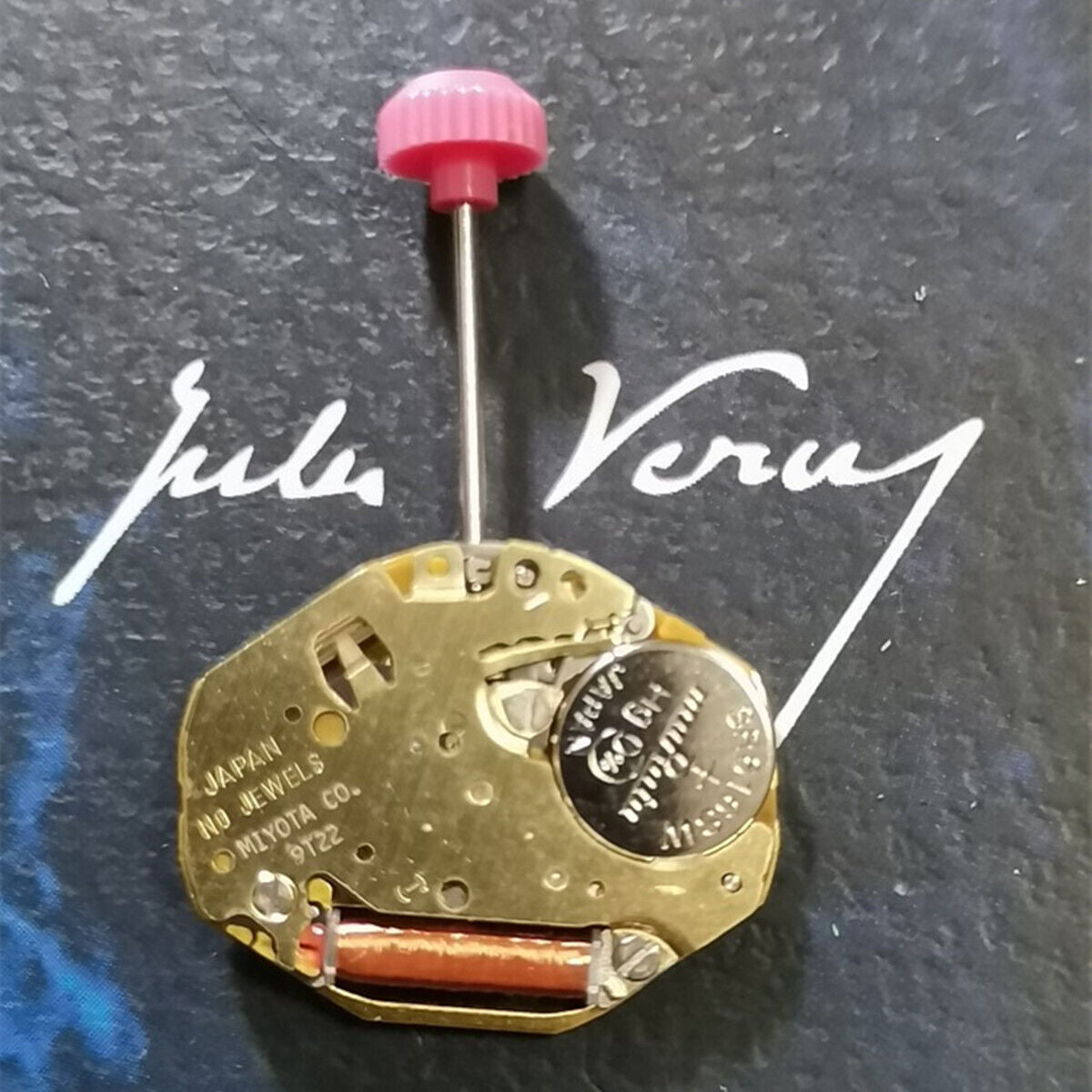 Genuine Miyota 9T22 quartz movement, Japan-made watch repair part for 2 hands, reliable and precise.