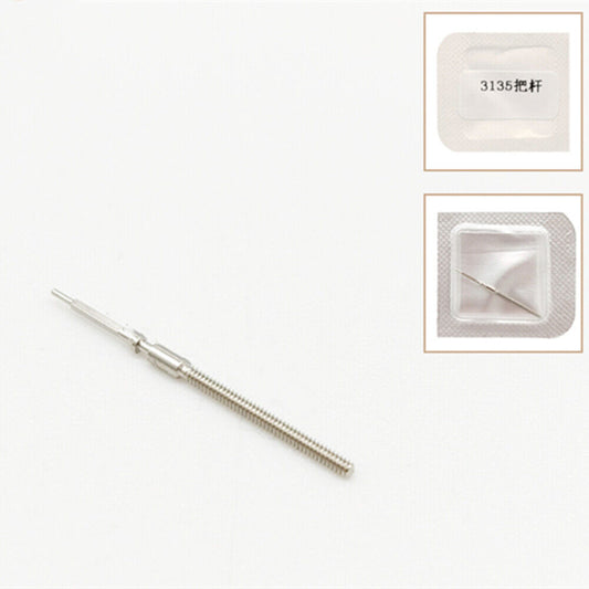 Generic watch winding stem for 3135 movement, Swiss quality replacement part for precision repairs.