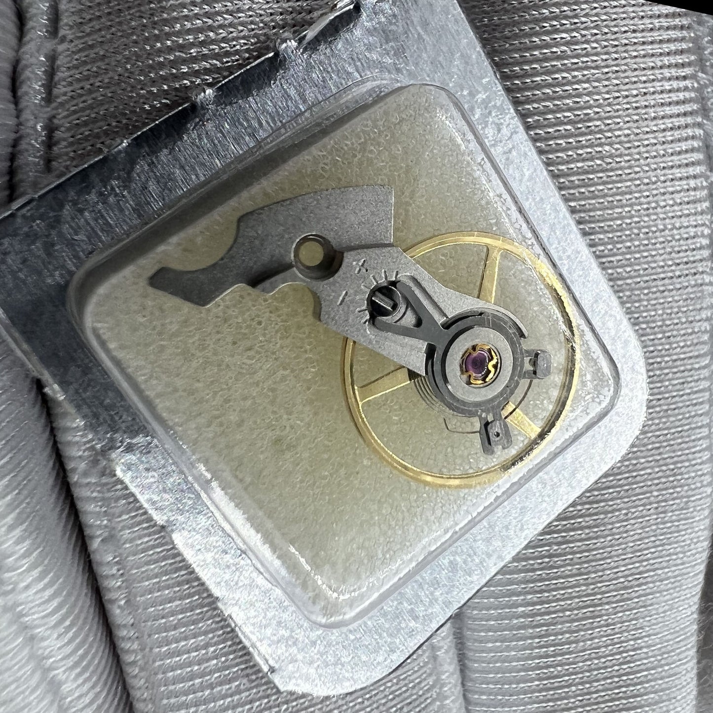 Silver Watch Balance Wheel Splint No Veins For Movement ETA 2824 2836