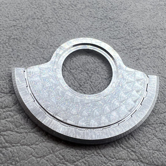 Silver rotor oscillating weight for ETA 2892 2892A2 movement, high-quality watch accessory.