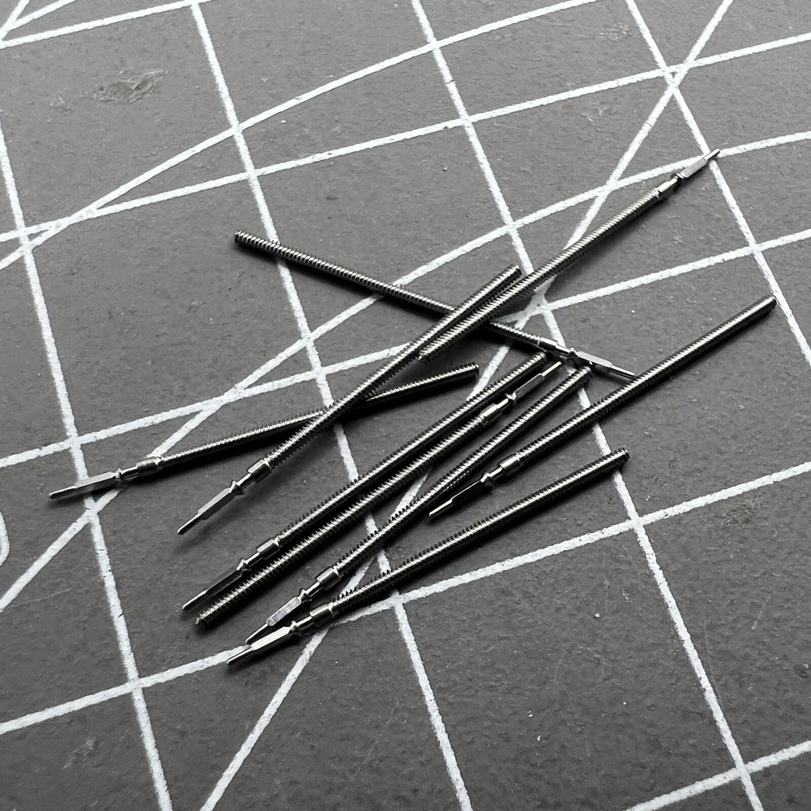 Generic watch winding stem compatible with 5Y30 and 5Y20 movements for precise time adjustment.
