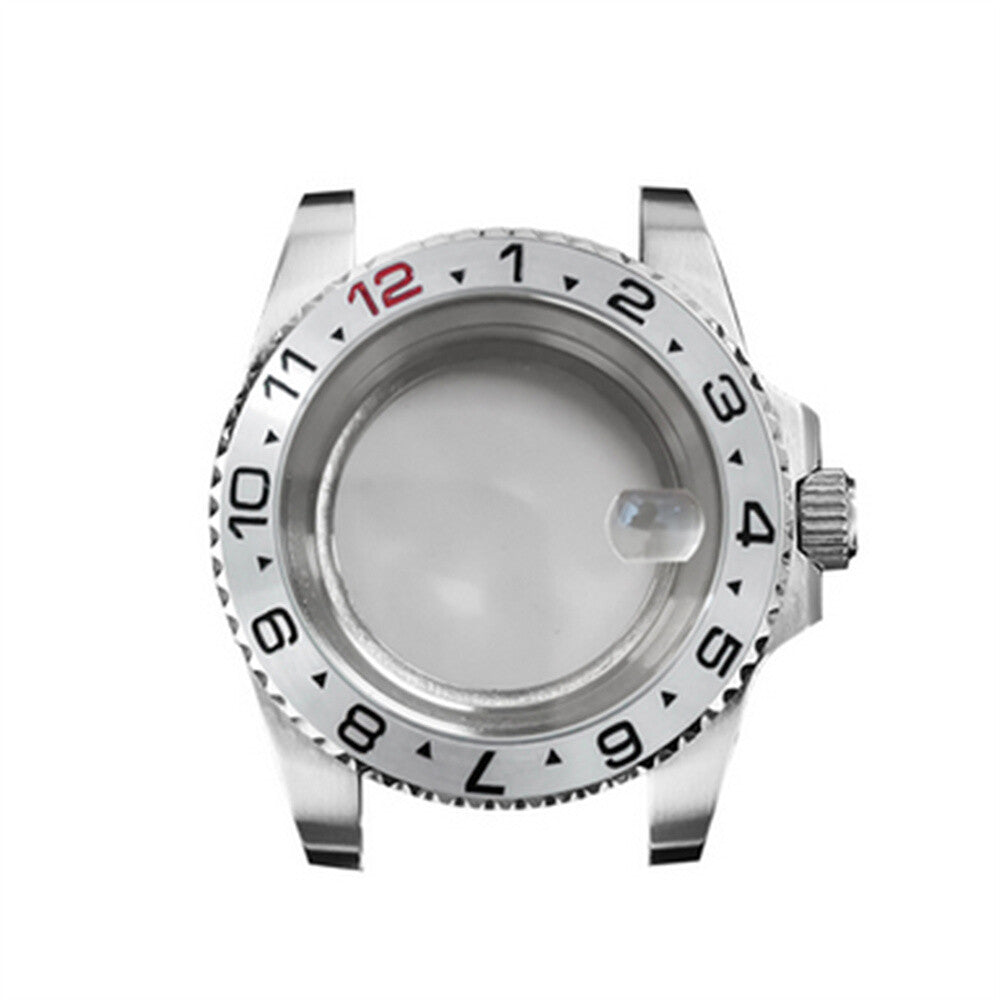 Boîtier de montre en verre saphir grossissant 40 mm pour montre NH35/NH36