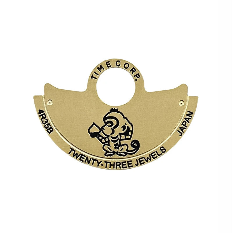 Zodiac Golden Rotor Oscillating Weight Overlay für NH35 NH36 Automatikwerk