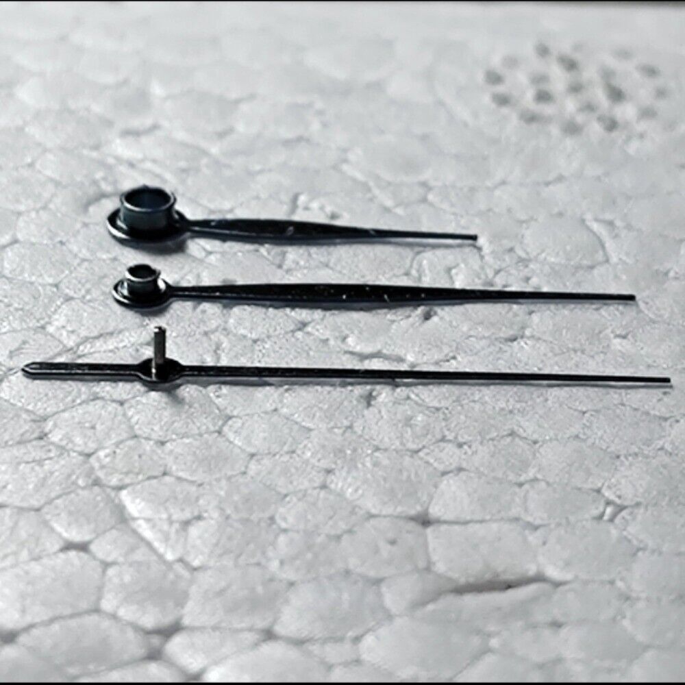 Aiguilles de montre polies bleues en forme de feuille, 11 × 16 × 16 mm, pour mouvement LB06