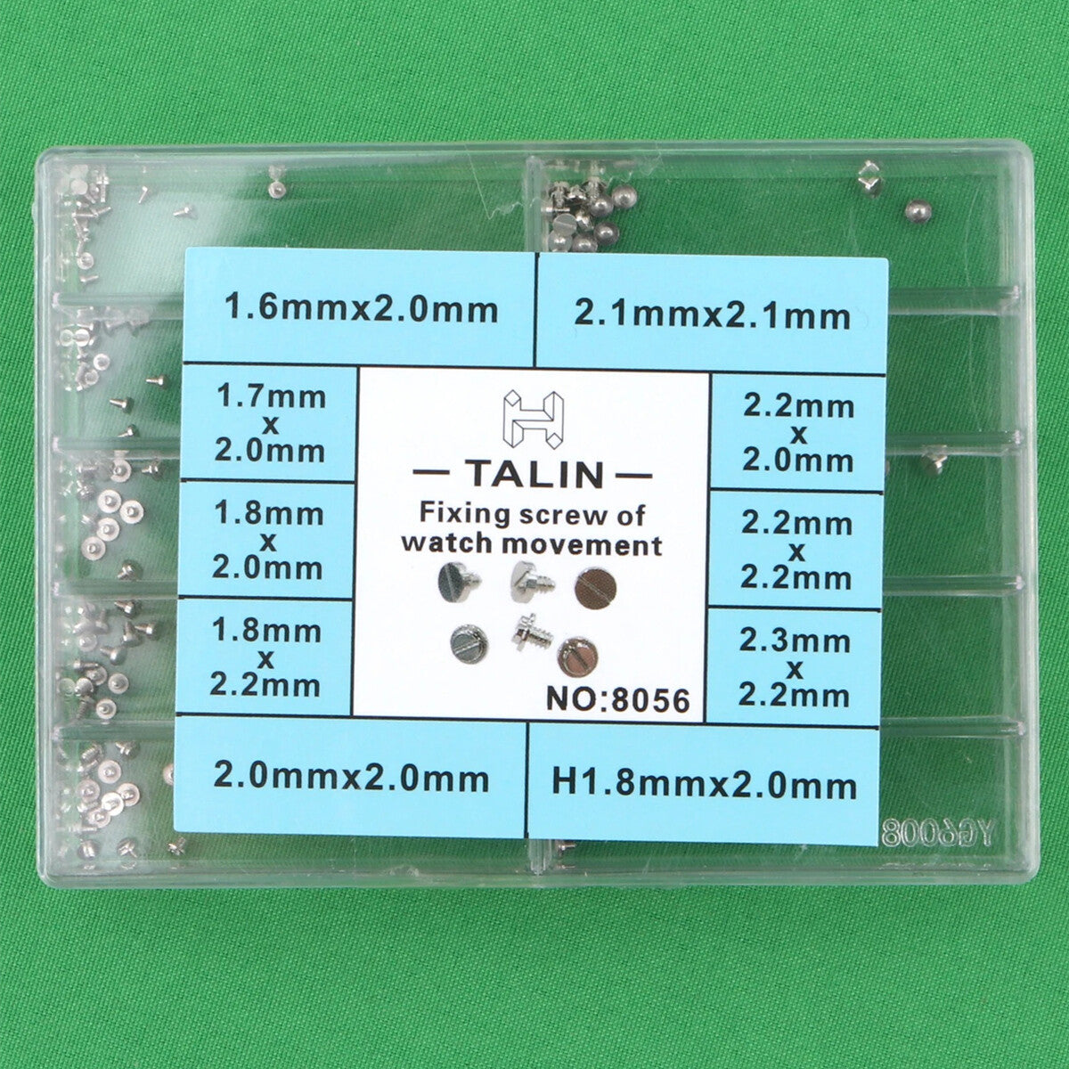 Fixing Screws of Watch Movements with Multiple Sizes Watch Repair Part Assorment