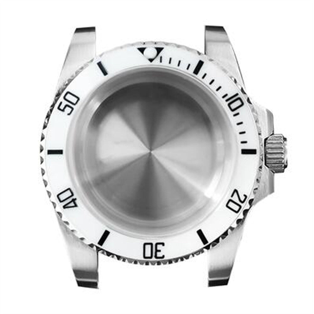 Boîtier de montre en verre saphir 40 mm, boîtier en acier inoxydable 316L pour NH35 NH36