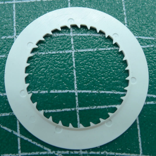 Yellow font date disk wheel showing dates on black background for NH35 watch movement.