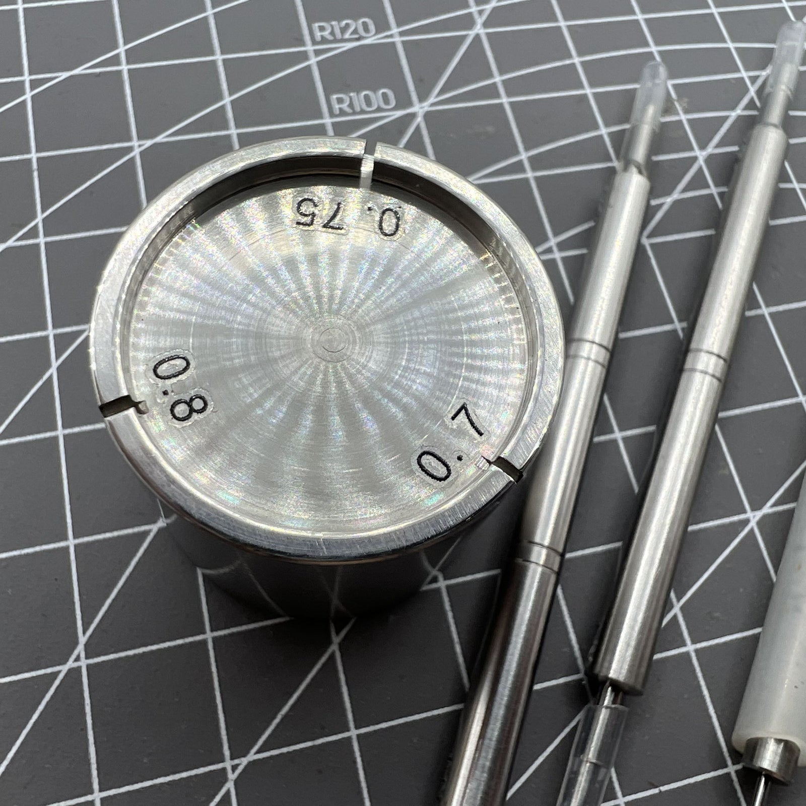 Balance Wheel hairspring remover tool, designed for ETA 2824, 2671, 2892, NH35, NH36 watch movements, ideal for precise repairs.